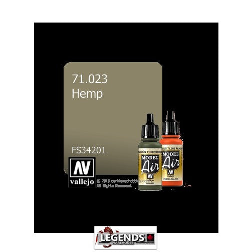 VALLEJO MODEL AIR:  :  Hemp   (17ml)  VAL 71.023