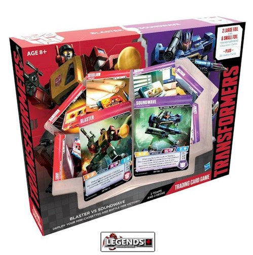 TRANSFORMERS TCG - BLASTER VS SOUNDWAVE  Starter Set