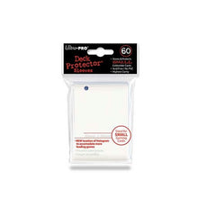 ULTRA PRO - DECK SLEEVES - (60ct) Small Card Deck Protectors WHITE