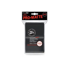 ULTRA PRO - DECK SLEEVES - Pro-Matte (100ct) Standard Deck Protectors BLACK