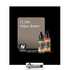 VALLEJO MODEL AIR:  :  Yellow Brown (17ml)  VAL 71.246