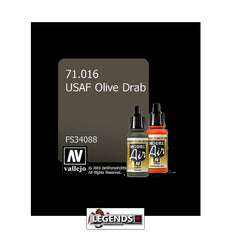 VALLEJO MODEL AIR:  :  USAF Olive Drab (17ml)  VAL 71.016