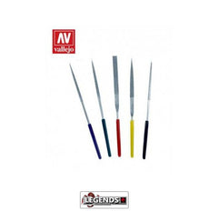 VALLEJO HOBBY TOOLS - Set of 5 Mini Diamond Files  #T03004