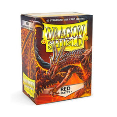 DRAGON SHIELD DECK SLEEVES - Dragon Shield • Matte Red