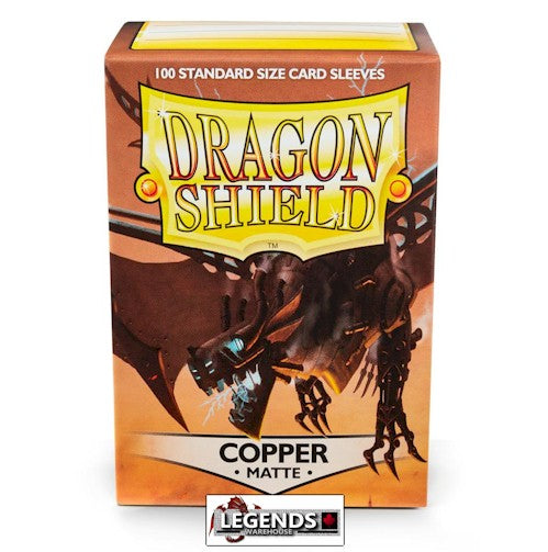 DRAGON SHIELD DECK SLEEVES - Dragon Shield • Matte Copper