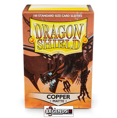 DRAGON SHIELD DECK SLEEVES - Dragon Shield • Matte Copper