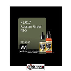 VALLEJO MODEL AIR:  :  Russian Green 4BO  (17ml)  VAL 71.017