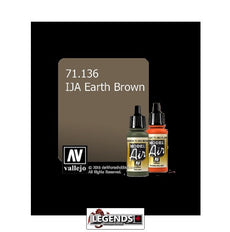 VALLEJO MODEL AIR:  :   IJA Earth Brown   (17ml)  VAL 71.136