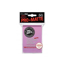 ULTRA PRO - DECK SLEEVES - Pro-Matte (50ct) Standard Deck Protectors PINK