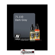 VALLEJO MODEL AIR:  :   Dark Gray  (17ml)  VAL 71.110