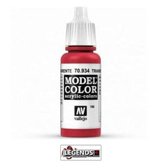 Vallejo Model Color 70.934 Transparent Red