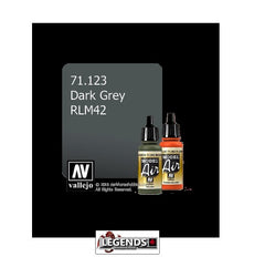 VALLEJO MODEL AIR:  : Dark Grey    (17ml)  VAL 71.123
