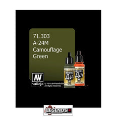 VALLEJO MODEL AIR:  : A-24M Camo Green  (17ml)  VAL 71.303