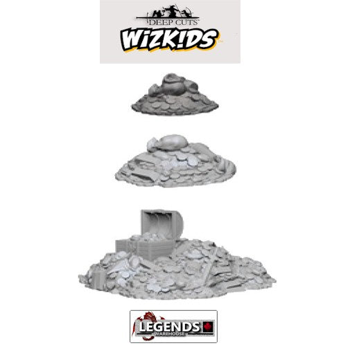 Deep Cuts Unpainted Miniatures: Treasure Piles #WZK72592