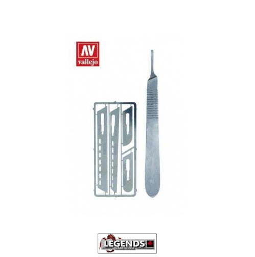 VALLEJO HOBBY TOOLS - Saw Set #1 with Scalpel Handle #3  #T06001