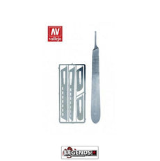 VALLEJO HOBBY TOOLS - Saw Set #1 with Scalpel Handle #3  #T06001
