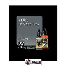 VALLEJO MODEL AIR:  :  Dark Sea Grey  (17ml)  VAL 71.053
