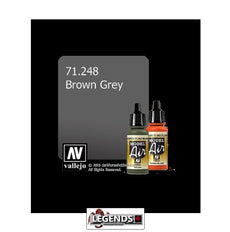 VALLEJO MODEL AIR:  :   Brown Grey   (17ml)  VAL 71.248
