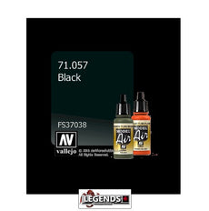 VALLEJO MODEL AIR:  :   Black   (17ml)  VAL 71.057