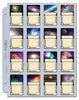 ULTRA PRO - PLATINUM SERIES - 16 POCKET PAGE -  DISPLAY (100 PAGES) 41MM X 63MM