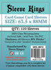 SLEEVE KINGS - STANDARD CARD GAME SLEEVES 63.5MM X 88MM 110CT