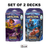 DISNEY LORCANA   -  URSULA'S RETURN   STARTER DECK SET OF 2