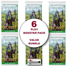 MTG - UNIVERSES BEYOND: THE HOBBIT - PLAY BOOSTER  -  6 PACK VALUE BUNDLE
