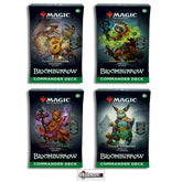 MTG - BLOOMBURROW   COMMANDER DECK - SET OF 4 -   ENGLISH