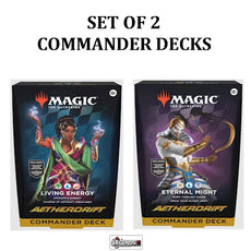 MTG - AETHERDRIFT    COMMANDER DECKS - SET OF 2  -  ENGLISH   (PRE-ORDER)