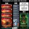 MTG - LORD OF THE RINGS  -  TALES OF MIDDLE-EARTH   - PRE-RELEASE TOURNAMENT   (AT HOME)  BUNDLE
