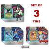 POKEMON -  PALDEA PARTNERS - SET OF 3 TINS    (NEW)