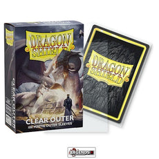DRAGON SHIELD DECK SLEEVES - STANDARD SLEEVES OUTER MATTE CLEAR  100CT