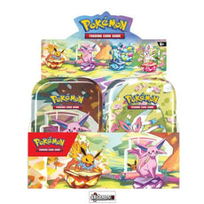 POKEMON - SCARLET AND VIOLET -  SV8.5 PRISMATIC EVOLUTIONS  MINI TIN DISPLAY  (8 TINS))