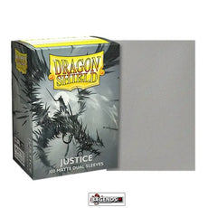 DRAGON SHIELD DECK SLEEVES  -  DUAL MATTE JUSTICE   100CT