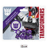 TRANSFORMERS  -  RPG  -  DICE SET DECEPTICON