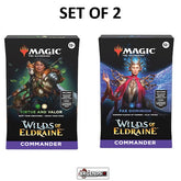 MTG - WILDS OF ELDRAINE - COMMANDER DECK - SET OF 2  -   ENGLISH