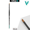 VALLEJO - PAINT BRUSHES - FLAT ANGLED SYNTHETIC BRUSH - BLENDER    SIZE SMALL              #BO5001