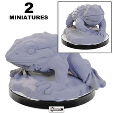 Deep Cuts - Unpainted Miniatures:  WV22  GIANT FROGS     #WZK90689