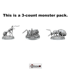 DUNGEONS & DRAGONS - UNPAINTED MINIATURES:  GIANT ANTS   (WAVE 21)    #WZK90655