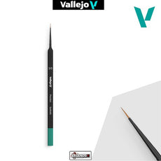 VALLEJO - PAINT BRUSHES -  ROUND  #3/0  SYNTHETIC,TRIANGLE HANDLE PRECISION BRUSH          #BO3030