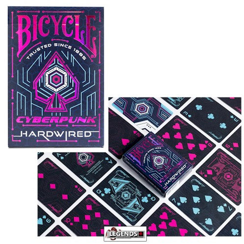 PLAYING CARDS - CYBERPUNK - HARDWIRED by BICYCLE – LEGENDS WAREHOUSE