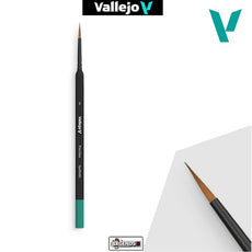 VALLEJO - PAINT BRUSHES -  ROUND  #2  SYNTHETIC,TRIANGLE HANDLE PRECISION BRUSH          #BO3002