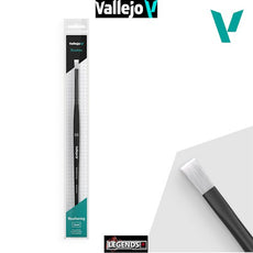 VALLEJO - PAINT BRUSHES - WEATHERING FLAT SYNTHETIC BRUSH    SMALL   #VAL B09001