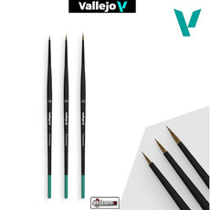 VALLEJO - PAINT BRUSHES - PRO MODELER - DEFINITION SET (4/0, 3/0 & 2/0)     #BO1990