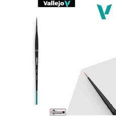 VALLEJO - PAINT BRUSHES -  ROUND #10/0 SYNTHETIC HAIR - DETAIL  BRUSH          #BO2100