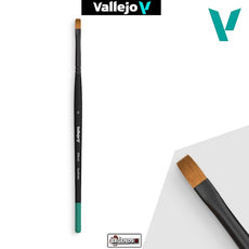 VALLEJO - PAINT BRUSHES -  FLAT   #4   SYNTHETIC HAIR - EFFECTS  BRUSH          #BO4004