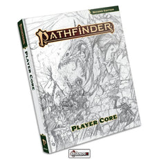 PATHFINDER -  (2ND EDITION)    REMASTER PLAYER CORE BOOK  - LIMITED SKETCH COVER    HC
