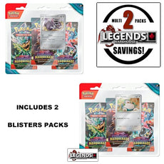 POKEMON - SCARLET AND VIOLET  -  TWILIGHT MASQUERADE  (2x)   3 PACK BLISTER BUNDLE