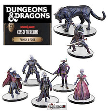 DUNGEONS & DRAGONS - ICONS - THE LEGEND OF DRIZZT       35TH ANNIVERSARY - FAMILY & FOES BOXED SET       WZK-96214