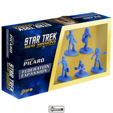 STAR TREK AWAY MISSIONS  -  CAPTAIN PICARD - TNG FEDERATION AWAY TEAM   (2023)